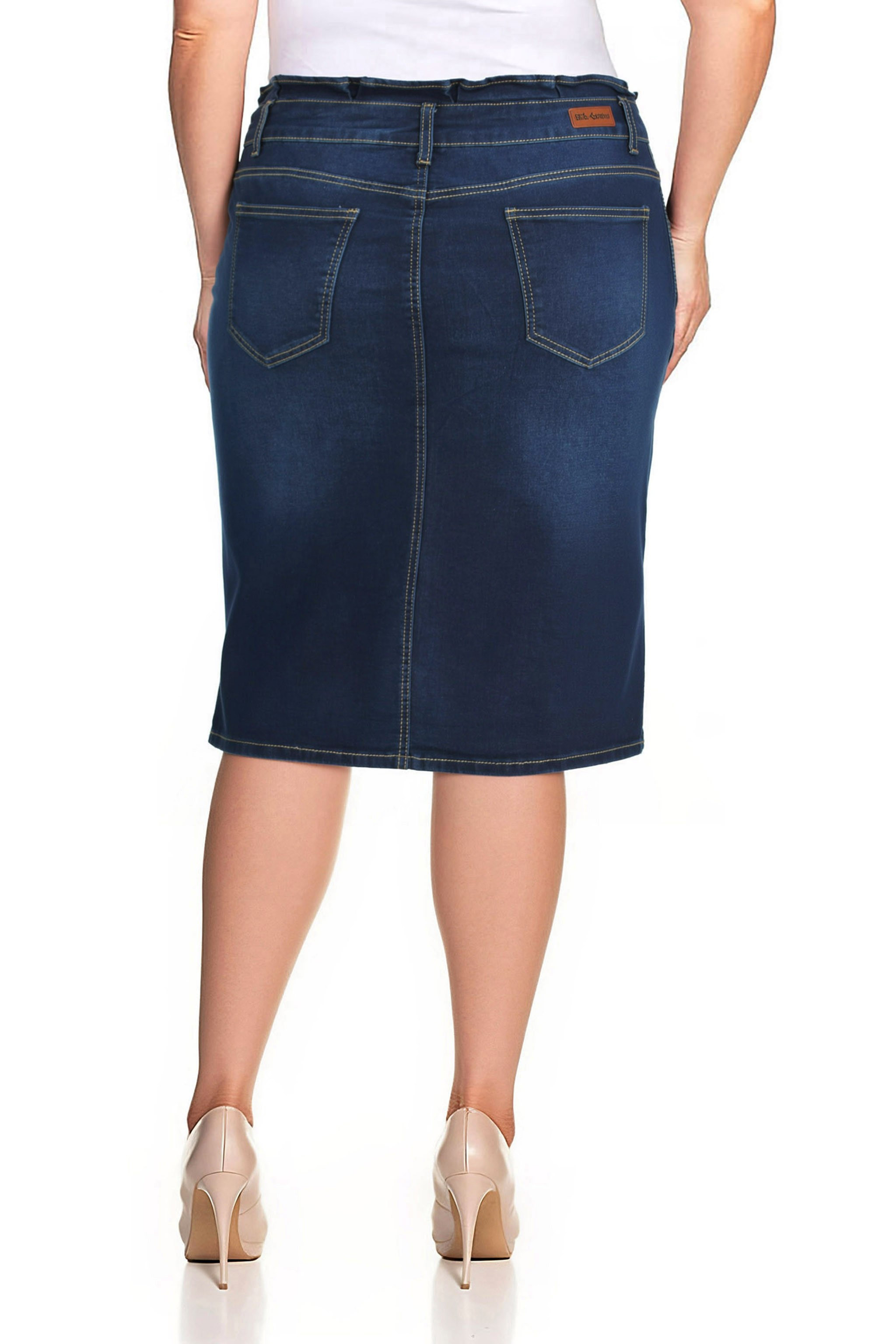 Denim Skirt Plus Size