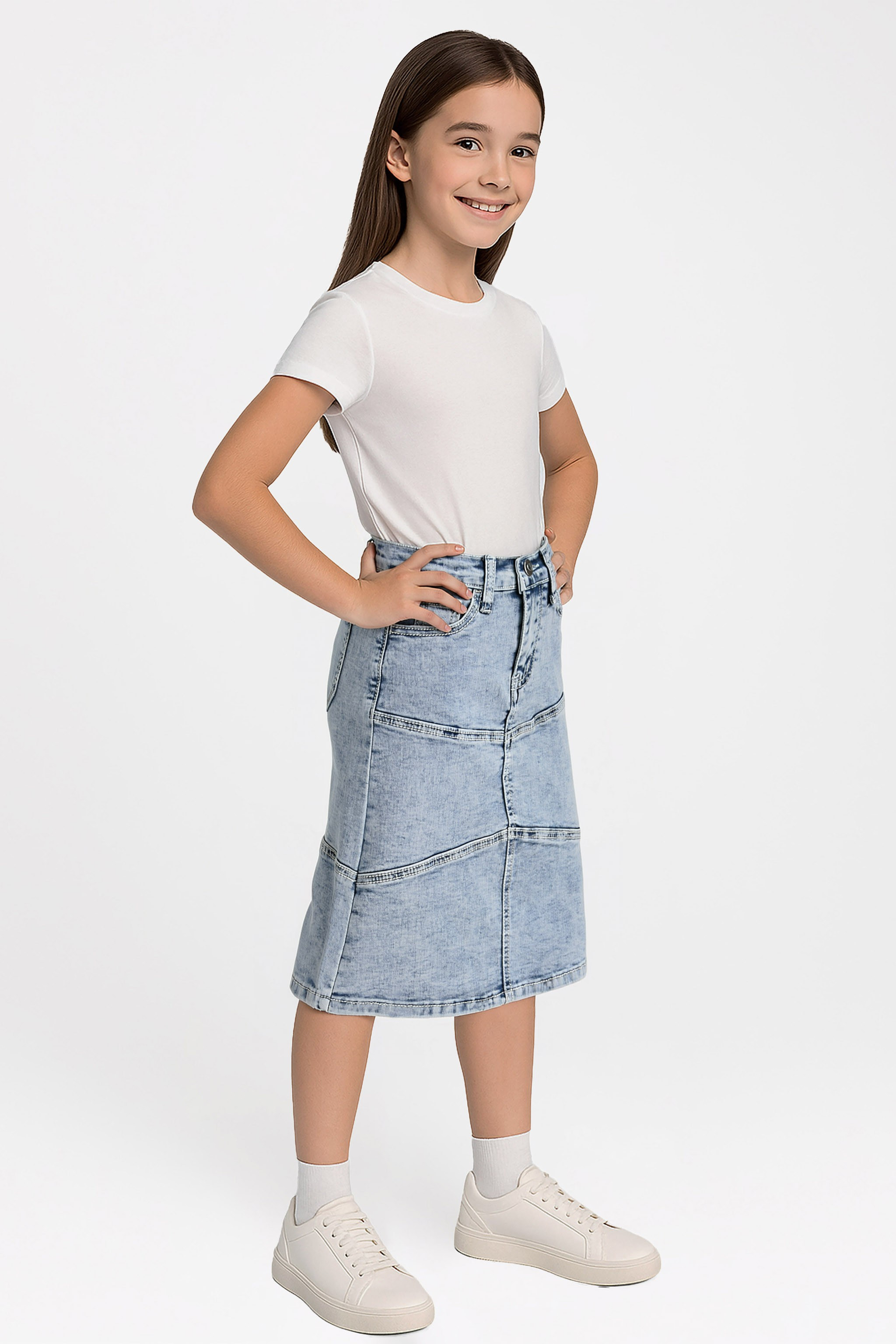 Girls Denim Skirt