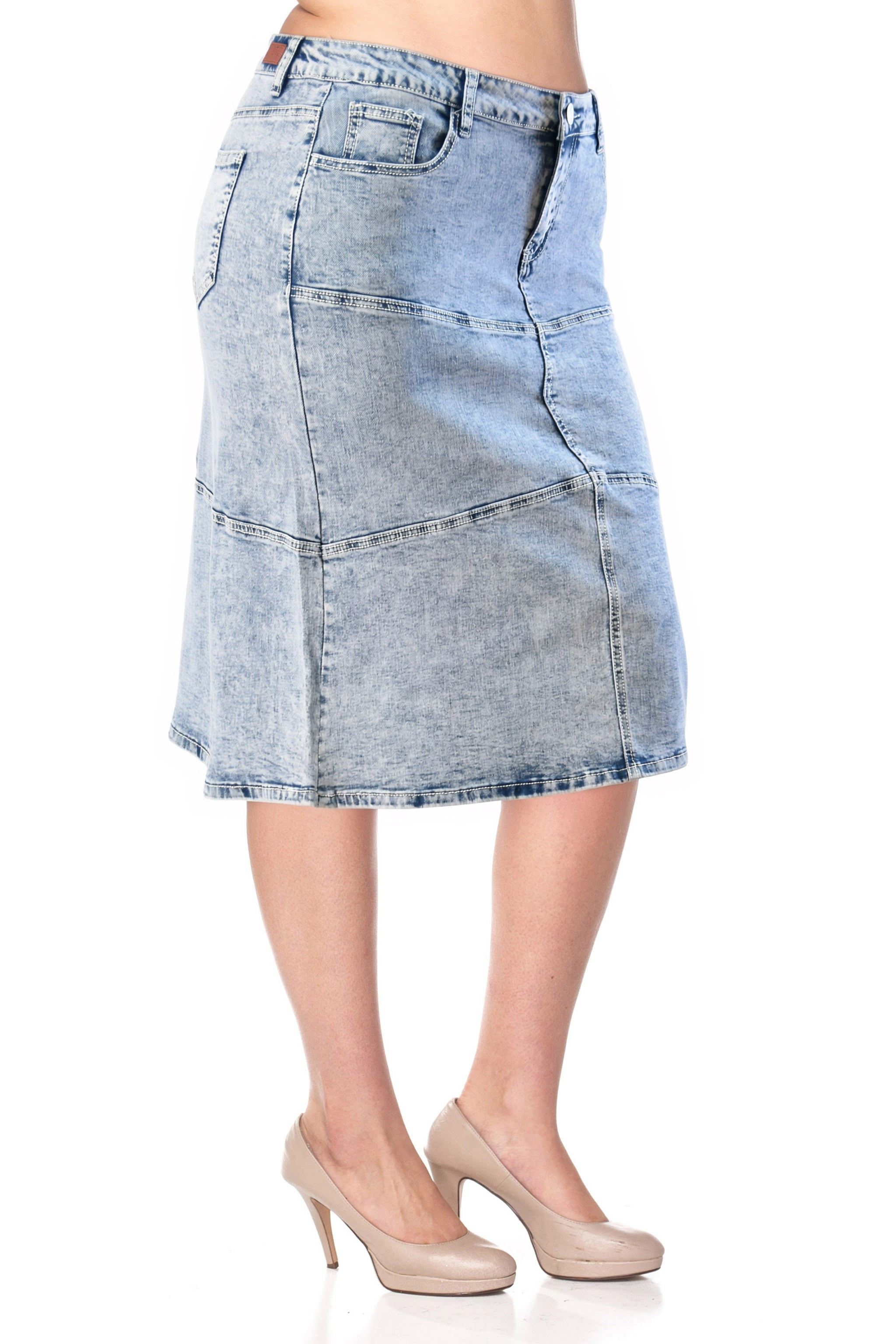 Denim Skirt Plus Size