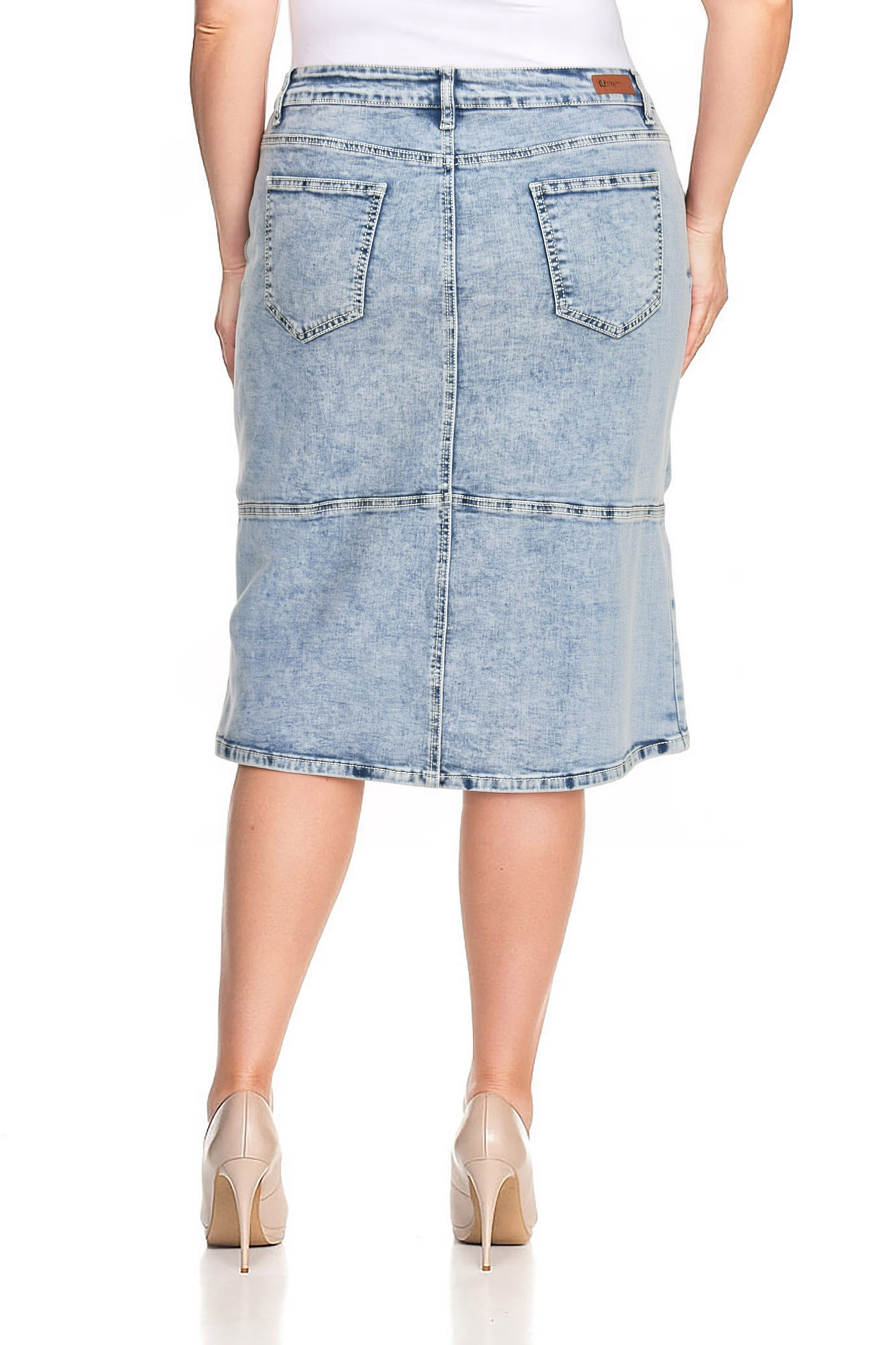 Denim Skirt Plus Size
