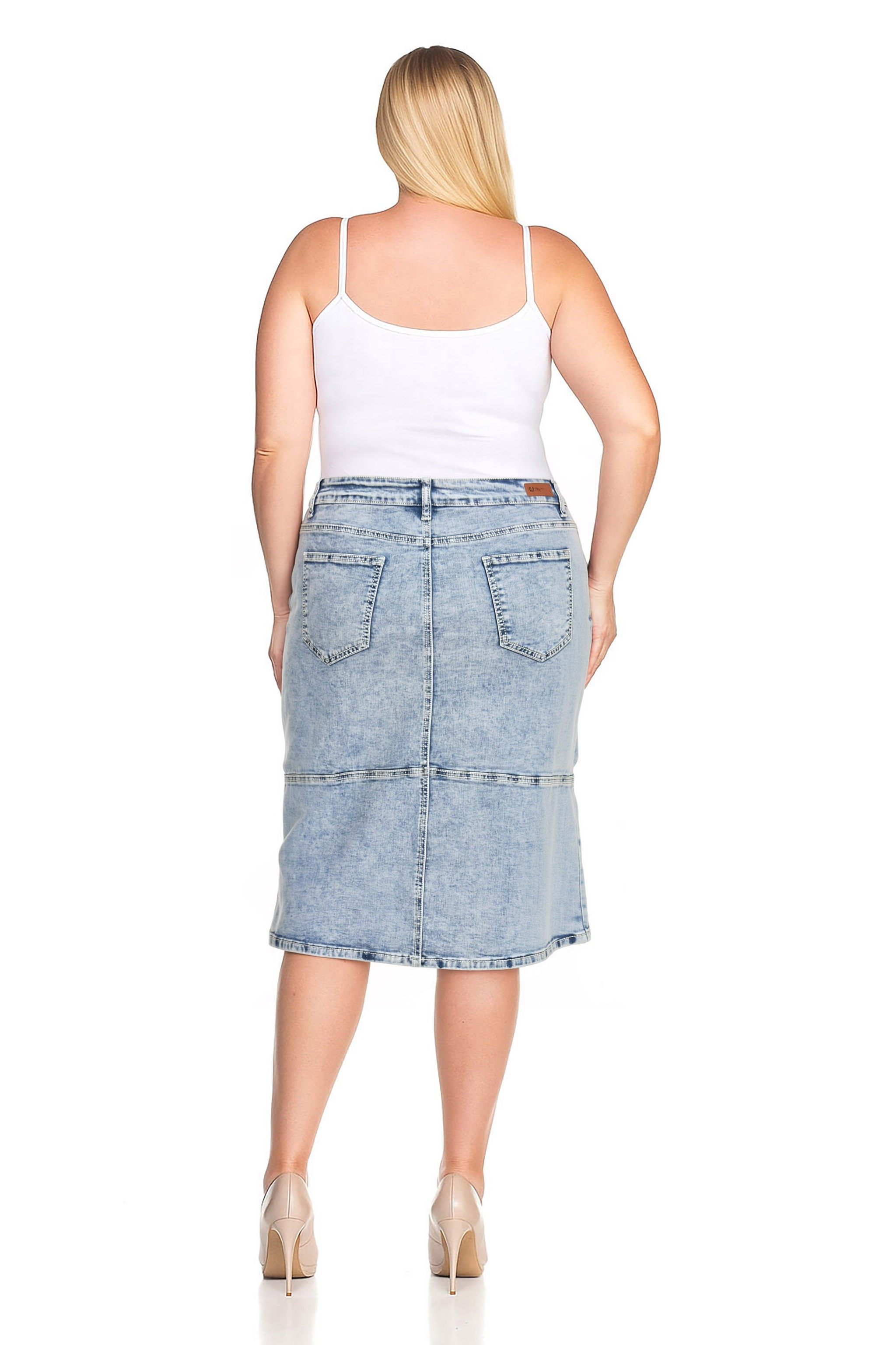 Denim Skirt Plus Size